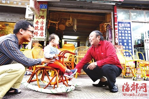 上下杭老街區(qū)舊城改造　藤藝?yán)系臧徇w后再度開張
