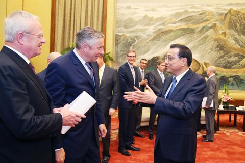 全球企業(yè)巨頭致信李克強(qiáng)：中國增長了，我們都會(huì)跟著增長