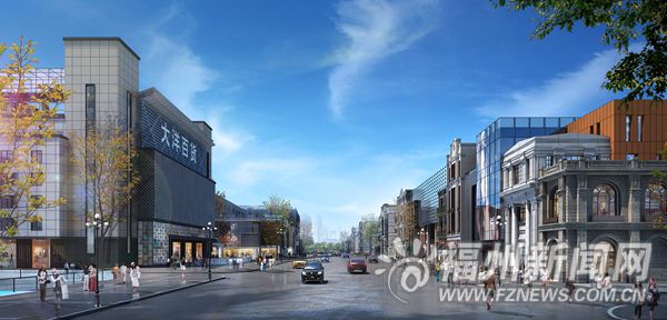 明年6月南街將是這般模樣：建有4個(gè)下沉式廣場(chǎng)