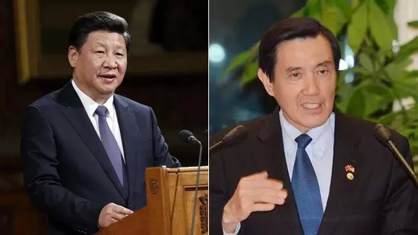 “習(xí)先生”和“馬先生”握手了,！中國人,，請記住這一天!