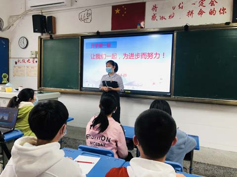 叮鈴鈴,，我縣初三學子復課啦,！