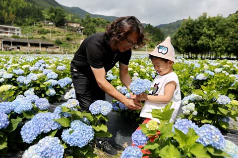 省攝影家協(xié)會(huì)采風(fēng)團(tuán)走進(jìn)“繡山花谷”
