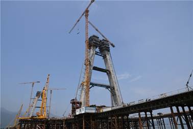 速遞,！閩侯二橋正式進(jìn)入主橋橋面施工階段