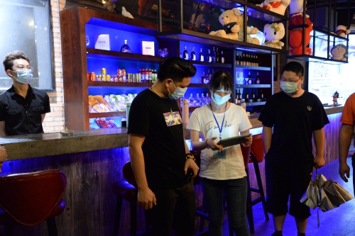 我縣開展中、高考期間噪聲污染夜間聯(lián)合檢查