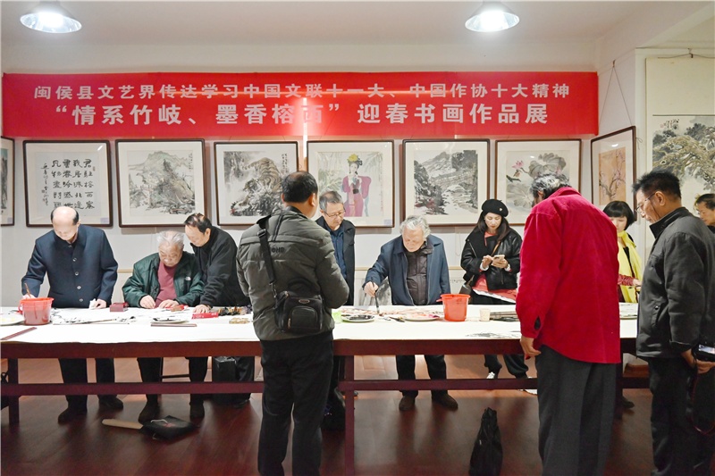 迎新春!福州閩侯榕西美術(shù)館書畫作品展開展 迎新春,!福州閩侯榕西美術(shù)館書畫作品展開展
